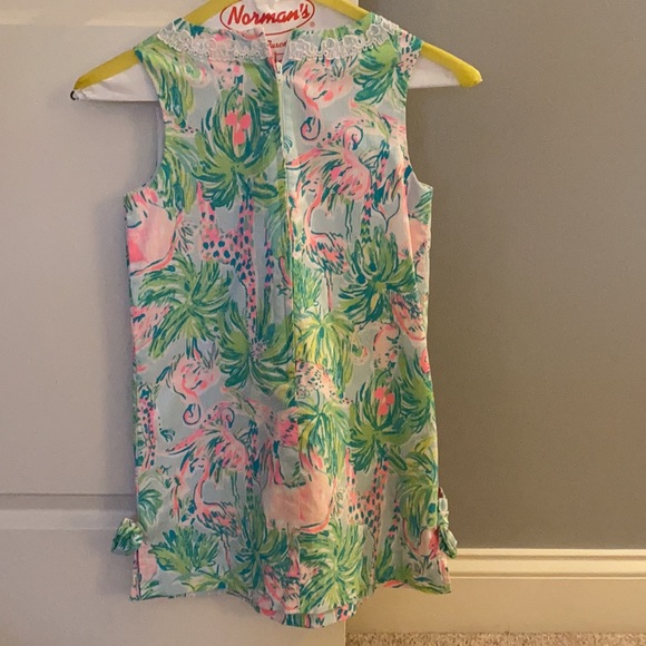 Youth girls size 7 Lilly Pulitzer shift dress - Picture 3 of 3